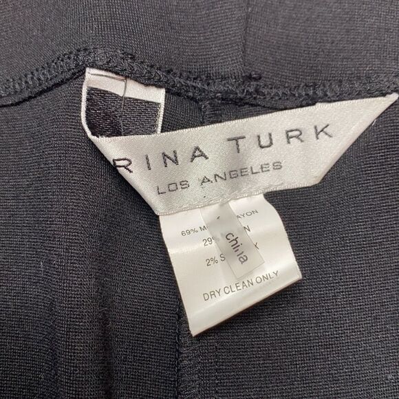 Trina Turk Skinny Ponte Leggings Black Size Small - Picture 4 of 8